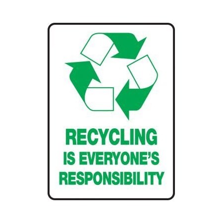 SAFETY SIGNS RECYCLING IS EVERYONE'S MRCY510VA